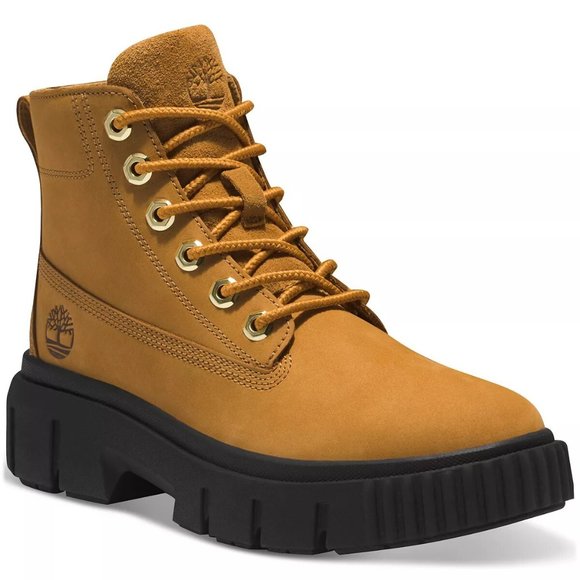 Timberland Greyfield Wheat Nubuck Ankle Boots Bootie Shoes Flats Multi Size NEW - Picture 1 of 8